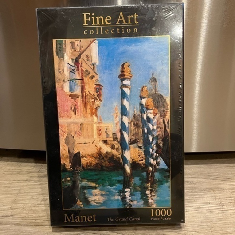 NIB Sealed Fine Art Collection Manet The Grand Canal 1000 Piece Puzzle